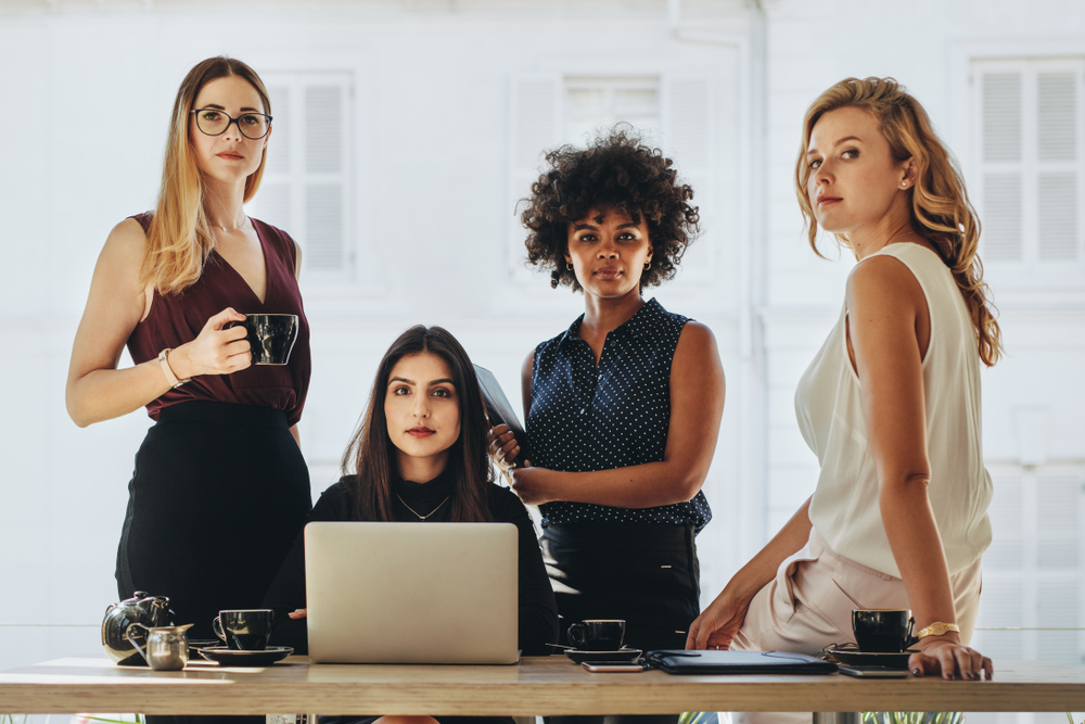 group of business women